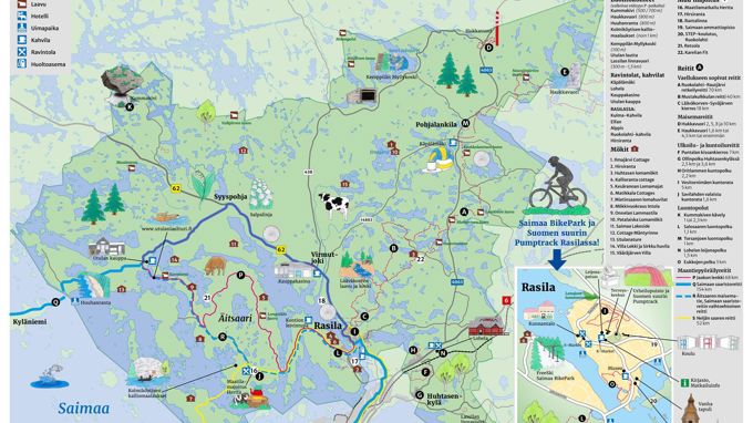 a ruokolahti map of attractions