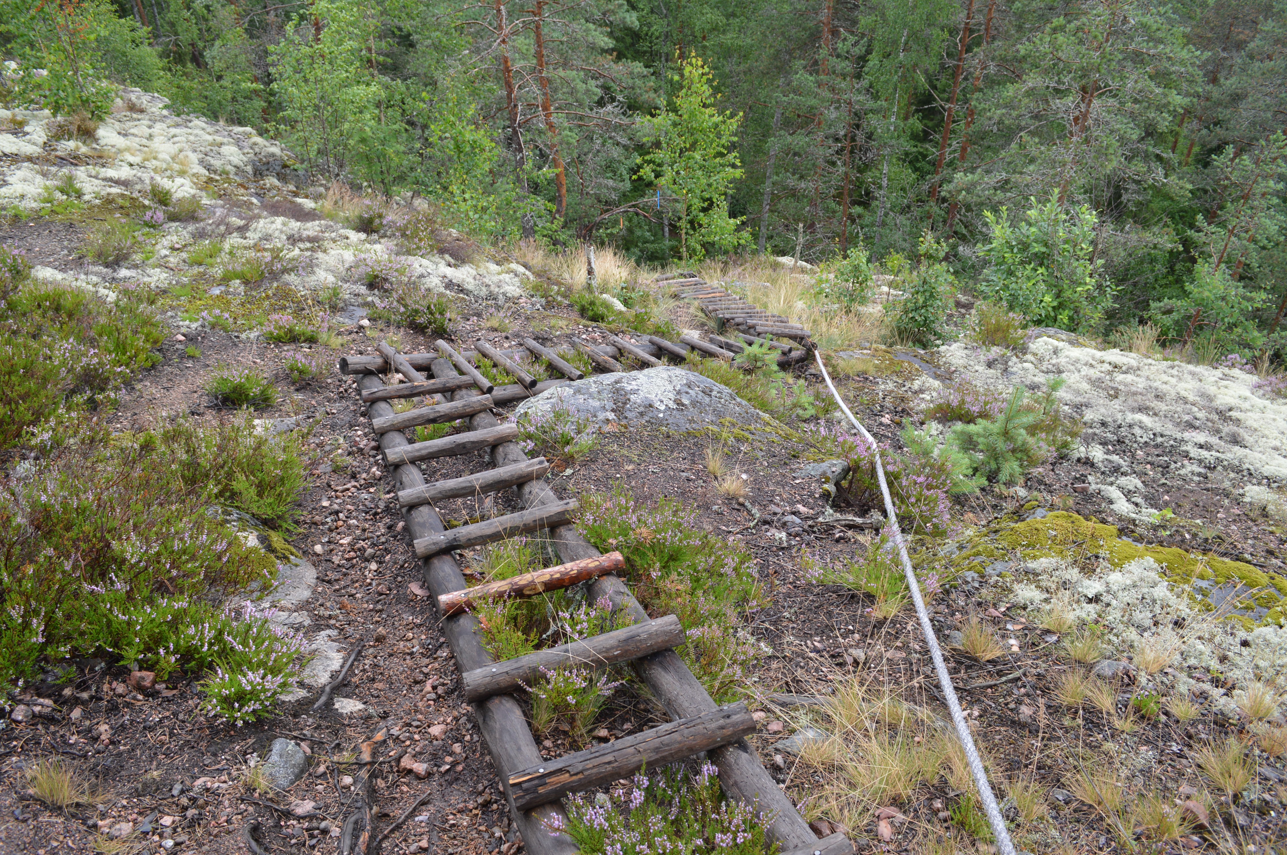 Hukkavuoren puuportaat